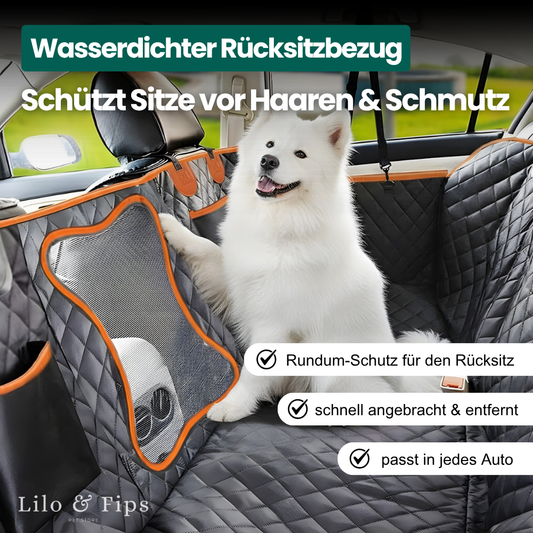 Wasserdichter Rücksitzbezug für Hunde – Sauber, sicher & stressfrei unterwegs